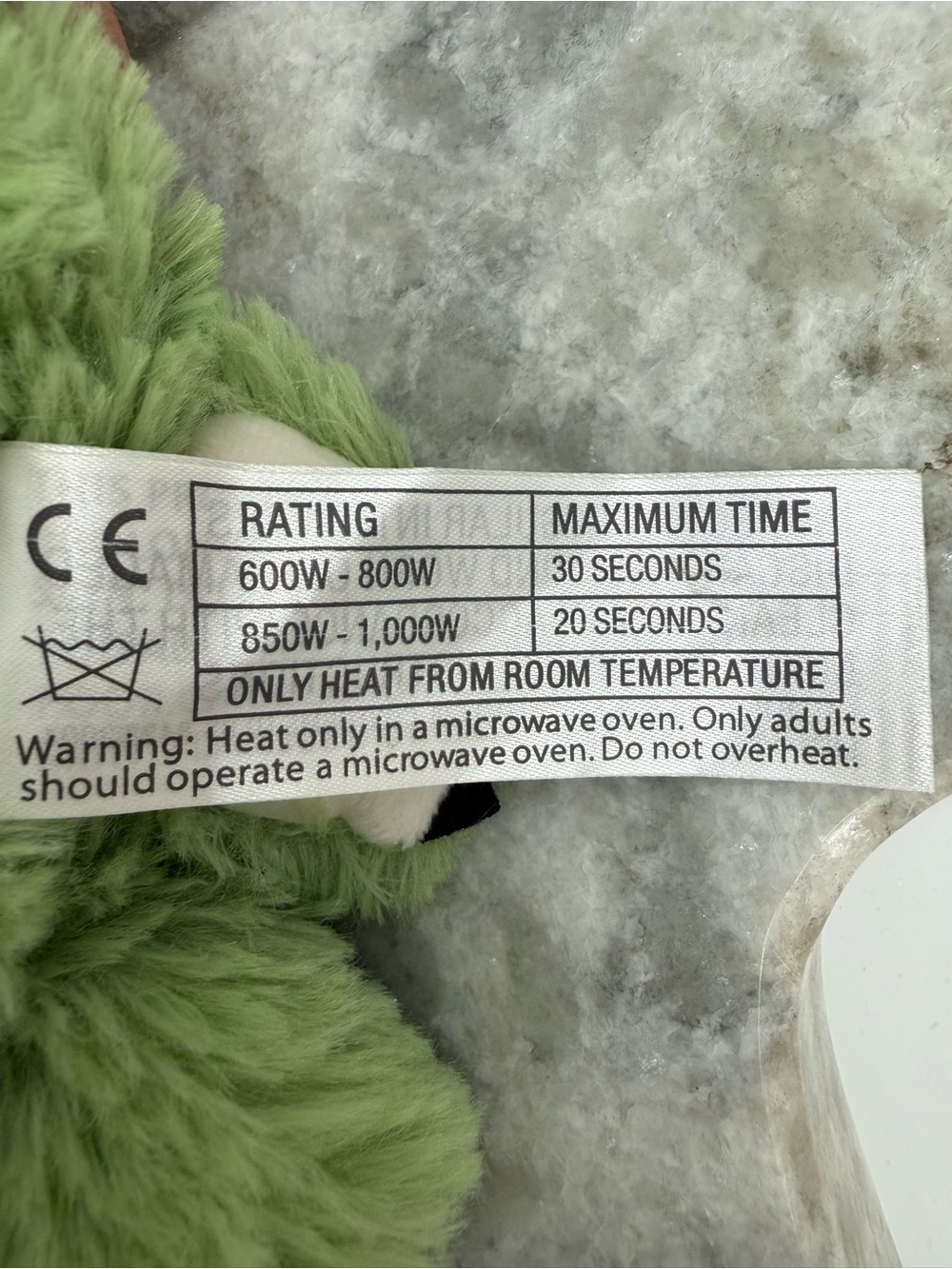 Warmies small 9in Green Dinosaur Plush Microwavable Lavender Scented - Picture 8 of 16